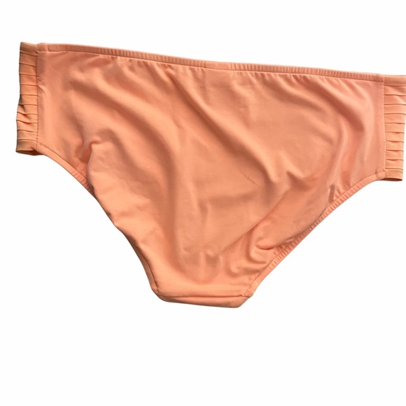 SEAFOLLY PLEATED RETRO BIKINI PANT Size 12 Tangerine NWOT - Picture 6 of 11